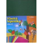 Lepenka E-Welle 260g 34,5 x 24,5cm rovná-tmavě zelená 10 listů – Zboží Dáma