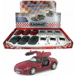 Teddies Auto Kinsmart Mercedes-Benz SLS AMG kov/plast 13cm na zpětné natažení – Hledejceny.cz