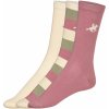 U. S. Grand Polo dámské ponožky pruhy / světle růžová / béžová