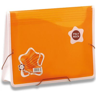 FolderMate Poly Rock oranžová A4 – Zboží Mobilmania
