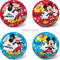 Míč 14 cm Disney Mickey červený a modrý