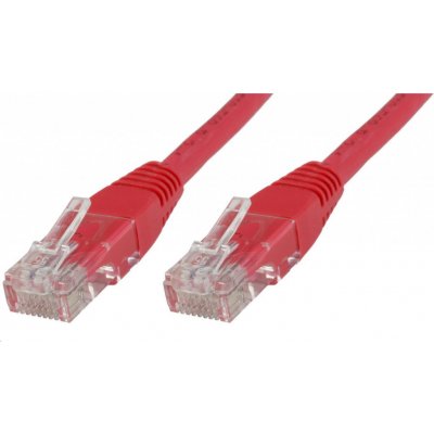 PremiumCord sputp070R Patch, UTP RJ45-RJ45 level 5e, 7m, červený – Hledejceny.cz