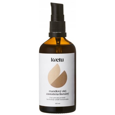 Kvetu Mandlový olej zastudena lisovaný 100 ml – Sleviste.cz