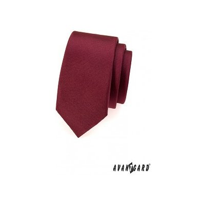 Avantgard kravata Slim Bordó MAT 551 7054 – Zboží Mobilmania