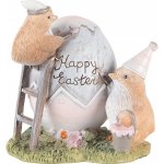 Velikonoční dekorace kuřátek u vajíčka Happy Easter 12*9*12 cm – Hledejceny.cz