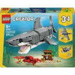 LEGO® Creator 31381 Divoký žralok a truhla s pokladem – Zboží Živě