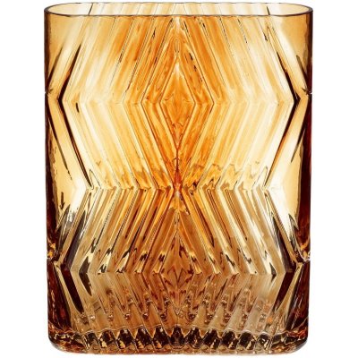 Hübsch Deco váza průhledná/oranžová – Hledejceny.cz
