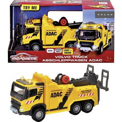 Majorette Autíčko odtahové Volvo Truck Abschleppwagen ADAC kovové se zvukem a světlem 20 cm – Hledejceny.cz