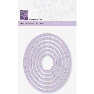 Knorr Prandell Ovál vyřezávací kovové šablony 6 ks – Zboží Mobilmania