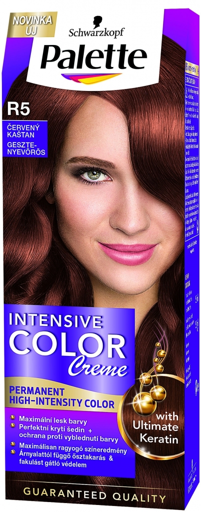 Pallete Intensive Color Creme R5 červený kaštan barva na vlasy od 70 Kč -  Heureka.cz