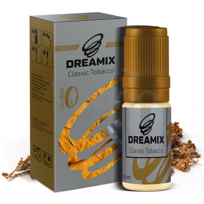 Dreamix Klasický tabák 10 ml 0 mg – Zbozi.Blesk.cz