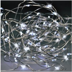Brilag BRILAGIi LED Vánoční řetěz 100xLED 10m studená bílá BG0427