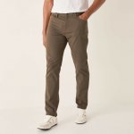 Kalhoty s 5 kapsami a pružným pasem béžová – Zboží Dáma