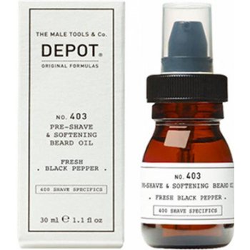 Depot NO.403 Pre-Shave & Softening Beard Oil olej na vousy 30 ml