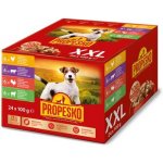 Propesko Adult kuře & hovězí & krůta & jehně 24 x 100 g – Hledejceny.cz