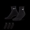 Nike U NK Everyday Cush Ankle 3 pack černé