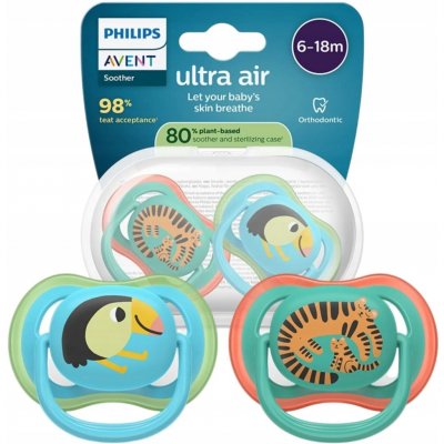 Avent Philips šidítko Ultra air neutral chlapec modrá 2ks – Hledejceny.cz