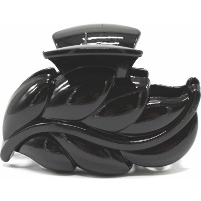 Černý skřipec ve tvaru listu – Zboží Dáma