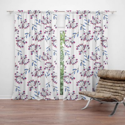Sablio Závěs Jeřabiny: 2ks 140x250cm – Hledejceny.cz