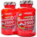 Amix Super Vitamin D3 2500 IU + cal.2 x 120 kapslí – Hledejceny.cz