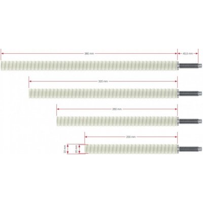 Upevňovací prvek k vchodovým stříškám EJOT Iso-Bar 260 mm – Zboží Mobilmania