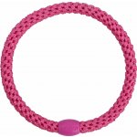 KKNEKKI Gumička do vlasů Kknekki Slim Pink, růžová barva, textil – Zboží Mobilmania