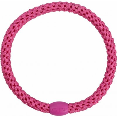KKNEKKI Gumička do vlasů Kknekki Slim Pink, růžová barva, textil – Zboží Mobilmania