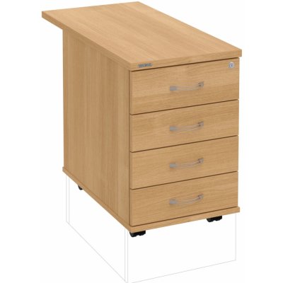 Hobis K 34 C P 80 4 zásuvky podél 80 cm dub – Hledejceny.cz