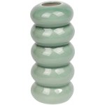 Váza Bubbles, keramika, ø 7 × 16 cm, zelená – Hledejceny.cz
