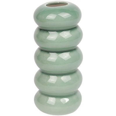 Váza Bubbles, keramika, ø 7 × 16 cm, zelená – Hledejceny.cz