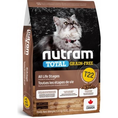 Nutram Total Grain Free Turkey Chicken Duck Cat 5,4 kg