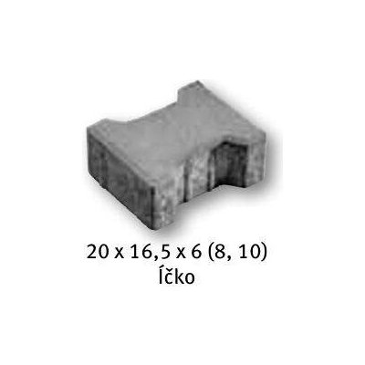 Semmelrock ÍČKO 6 cm přírodní 10 m² – Hledejceny.cz