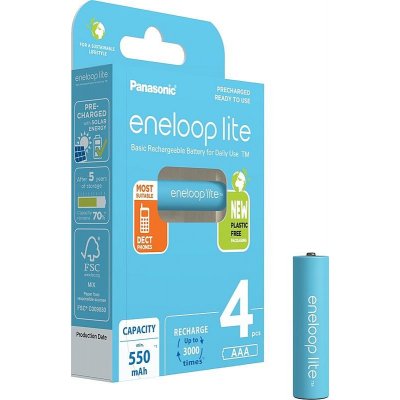 Nabíjecí baterie Panasonic Eneloop Lite AAA 4ks 4LCCE/4BE