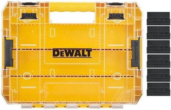 DeWalt Organizer na bity ToughCase velká sada + prihrádky DT70839