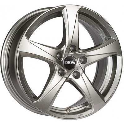 DBV 5SP 001 7x17 5x112 ET38 shadow silver – Zboží Mobilmania