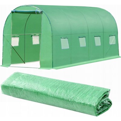 Holla Garden Fóliový tunel 250x400 cm zelený 10 m2 – Zboží Mobilmania