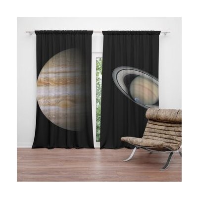 Sablio Závěs Planety a slunce: 2ks 140x250cm – Hledejceny.cz