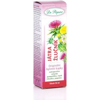 Dr.Popov Játra žlučník Bylinné kapky 50 ml – Hledejceny.cz