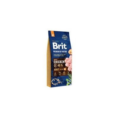BRIT Premium by Nature Adult M 15kg 1 pytel