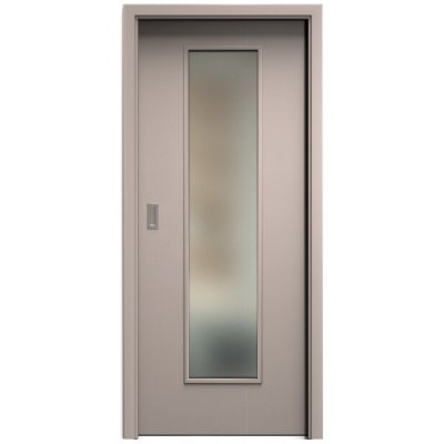 Sapeli Elegant Komfort M55 posuvné taupe 90 x 197 cm Satináto bílé – Hledejceny.cz