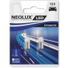 Autožárovka Neolux T4W RETROFIT 12V 0,5W BA9s 6000K NT0460CW-02B