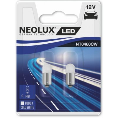 Neolux T4W RETROFIT 12V 0,5W BA9s 6000K NT0460CW-02B