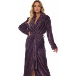 L&L dlouhý dámský župan 2415 Ritta meruňka – Zboží Dáma