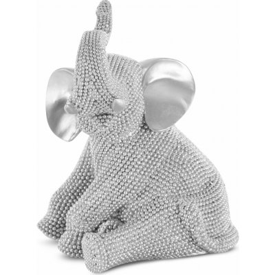 EUROFIRANY DEKORAČNÍ FIGURKA ELDO 14X12X18 CM STŘÍBRNÁ – Hledejceny.cz