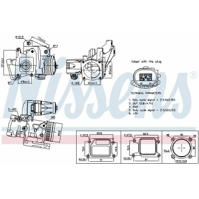 AGR-Ventil NISSENS 98387 – Hledejceny.cz
