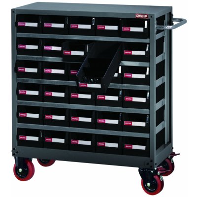 Shuter Pojízdný kovový organizér dílenský s 30 zásuvkami pro náročné použití - NHD-530 – Zboží Mobilmania