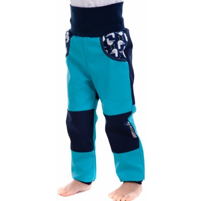 Dupeto dětské softshellové kalhoty Racci modří