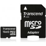 Transcend microSDHC 16 GB Class 10 TS16GUSDHC10 – Hledejceny.cz