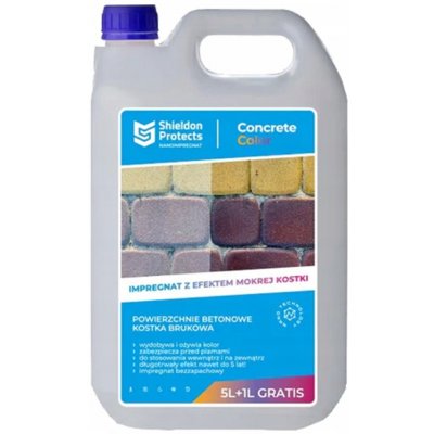Impregnace na dlažbu – efekt mokré dlažby Shieldon Protects Concrete Color – Sleviste.cz