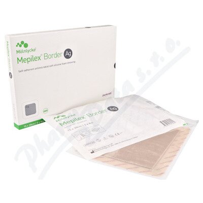 Mepilex Border Ag pěn.samolep.krytí 7,5 x 7,5 cm 5 ks – Hledejceny.cz